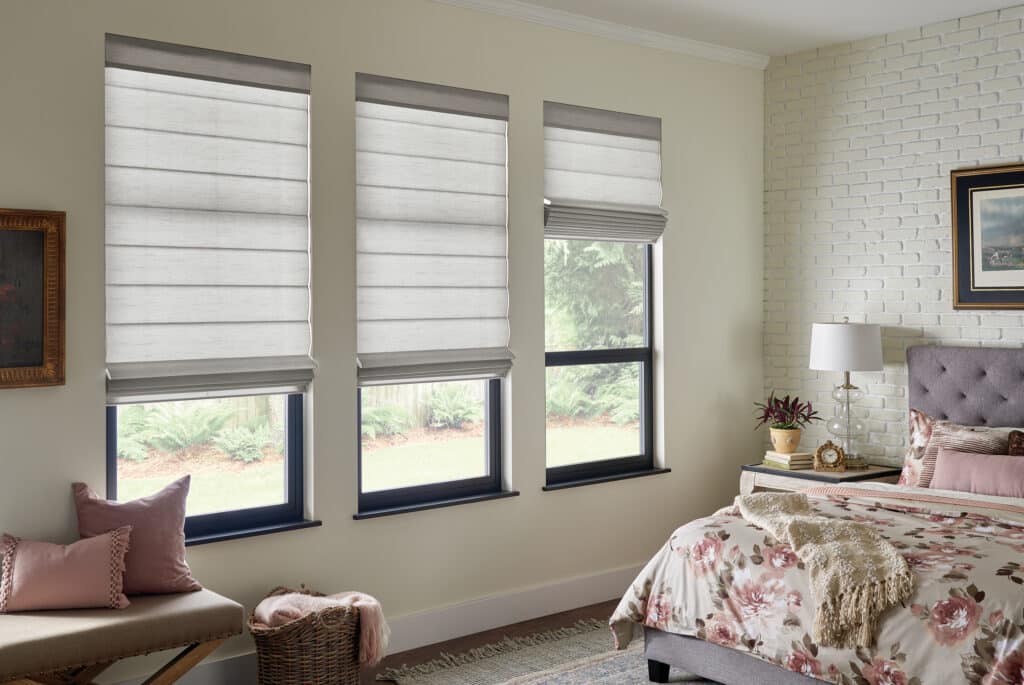 Roman Shades Bedroom